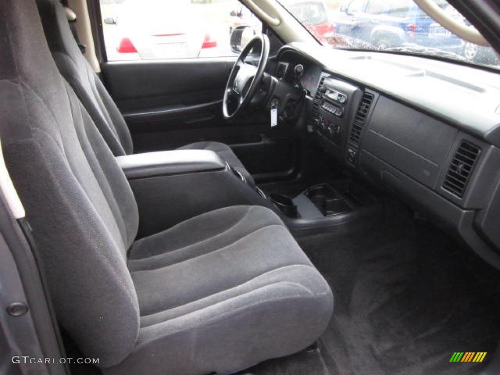 Dark Slate Gray Interior 2003 Dodge Dakota SXT Regular Cab 4x4 Photo #72417869