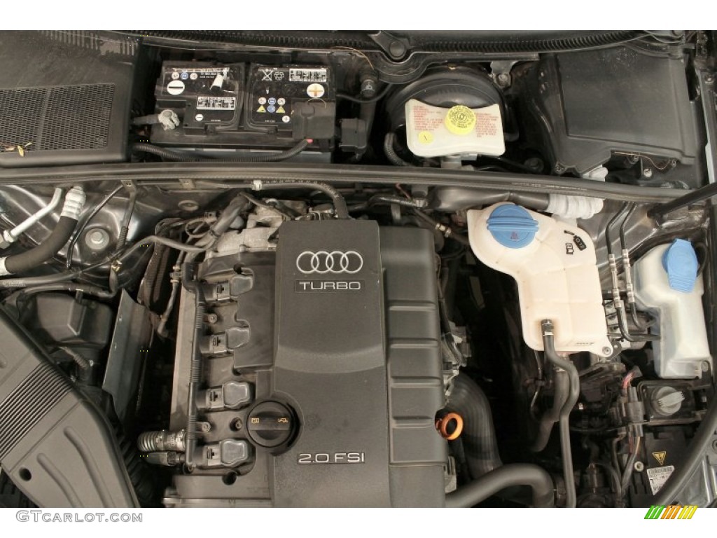 2008 A4 2.0T quattro Sedan - Dolphin Grey Metallic / Black photo #23