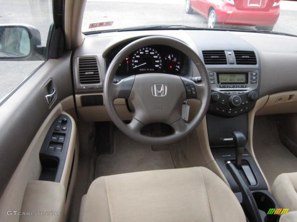2006 Accord LX Sedan - Desert Mist Metallic / Ivory photo #14