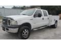 Oxford White - F350 Super Duty XL Crew Cab 4x4 Dually Photo No. 4