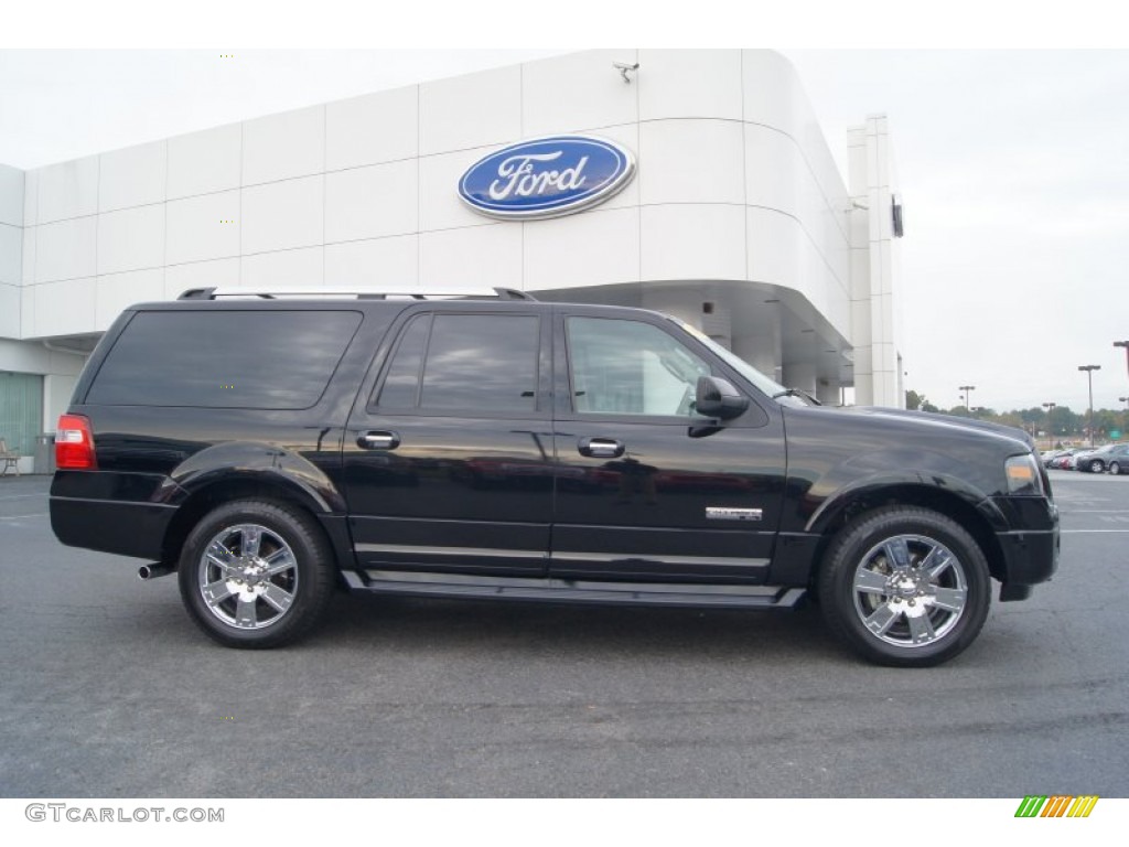 Black 2008 Ford Expedition EL Limited 4x4 Exterior Photo #72418469