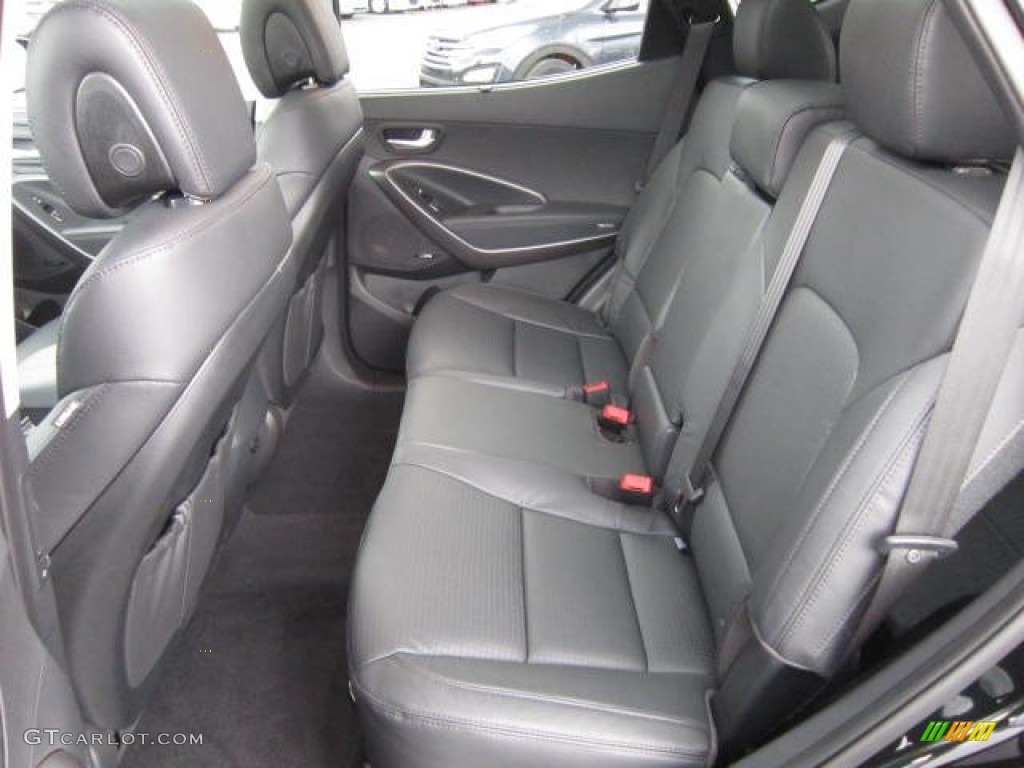 Black Interior 2013 Hyundai Santa Fe Sport 2.0T Photo #72420089