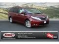 2013 Salsa Red Pearl Toyota Sienna XLE  photo #1