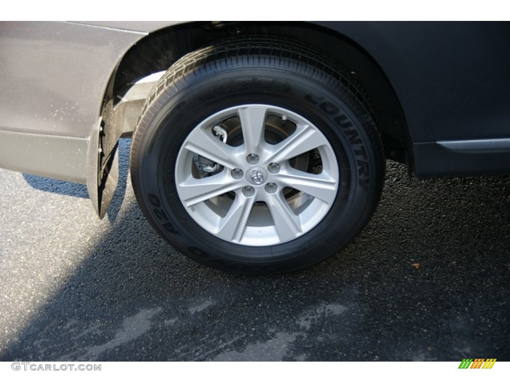 2013 Highlander SE 4WD - Magnetic Gray Metallic / Black photo #9