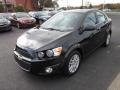 Black Granite Metallic 2013 Chevrolet Sonic LT Sedan Exterior