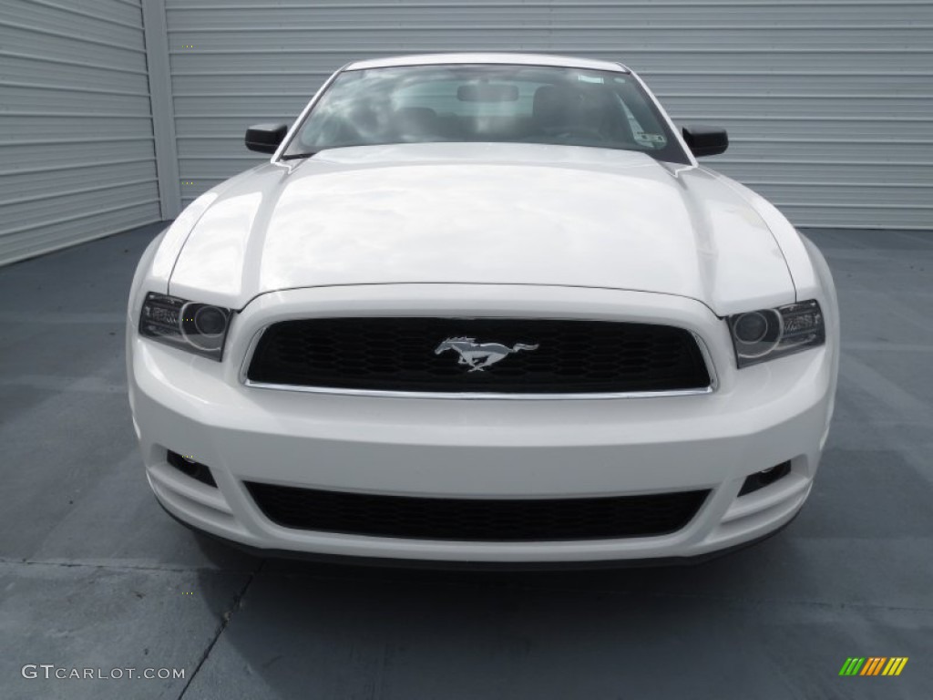 2013 Mustang V6 Coupe - Performance White / Charcoal Black photo #7