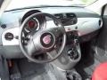 Tessuto Rosso/Nero (Red/Black) 2012 Fiat 500 Pop Dashboard