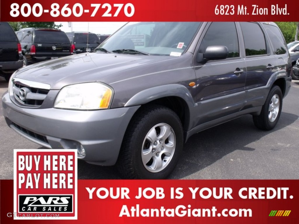 2002 Tribute LX V6 - Dark Shadow Gray Metallic / Gray photo #1