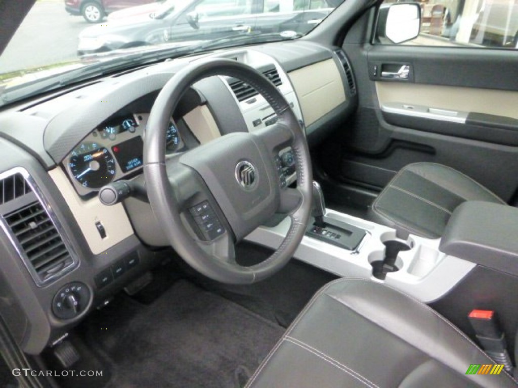 Black Interior 2011 Mercury Mariner Premier Photo #72424220
