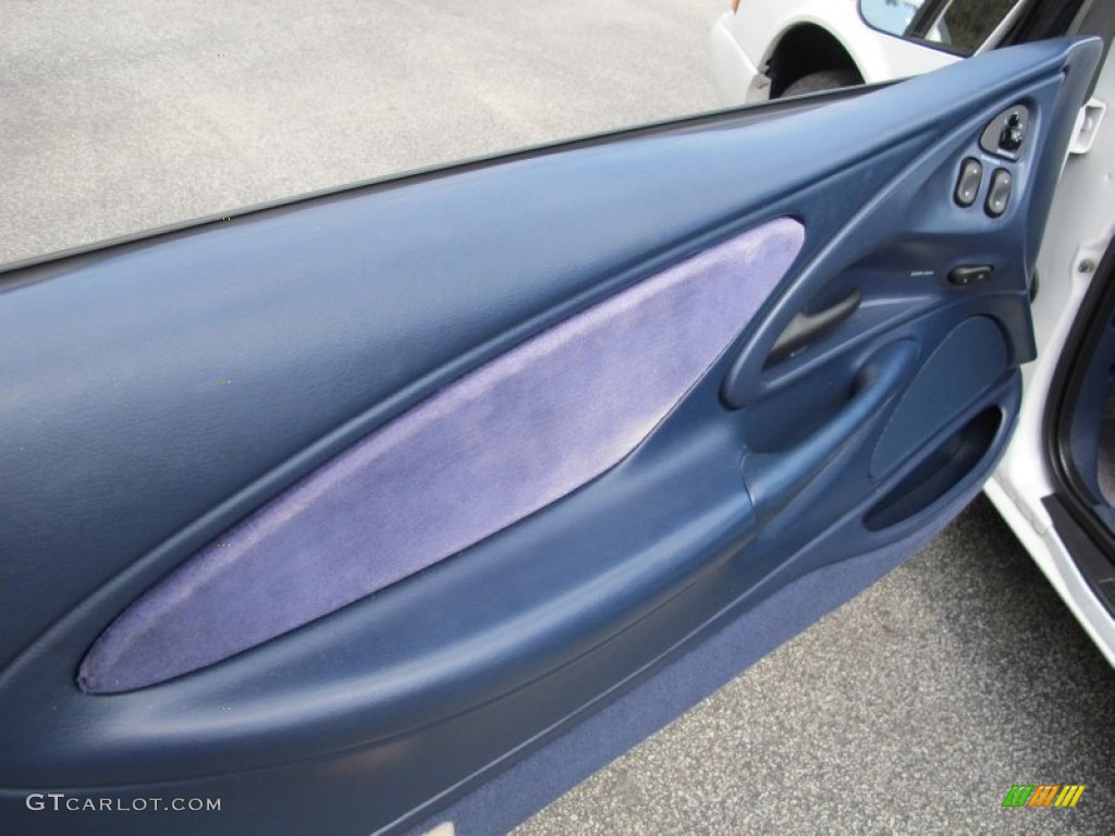 1995 Mercury Cougar XR7 V8 Navy Blue Door Panel Photo #72424694