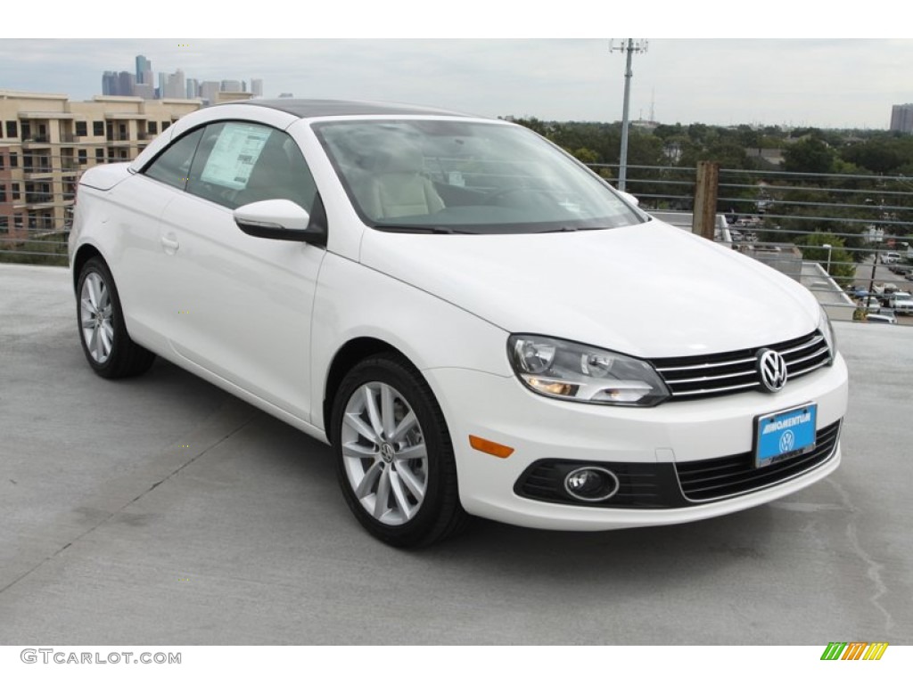 Candy White 2013 Volkswagen Eos Komfort Exterior Photo #72426209