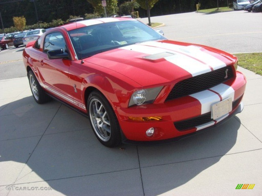 2007 Mustang Shelby GT500 Coupe - Torch Red / Black/Red photo #7