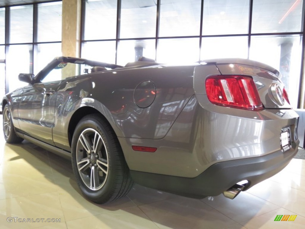 2011 Mustang V6 Premium Convertible - Sterling Gray Metallic / Charcoal Black photo #2