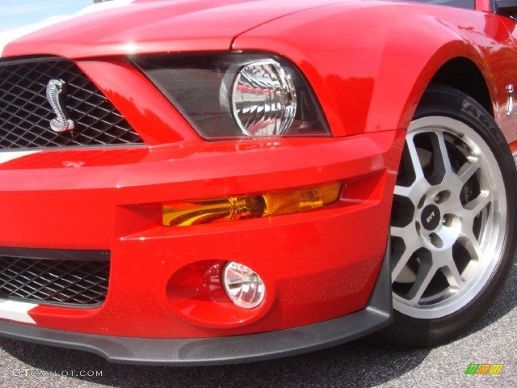 2007 Mustang Shelby GT500 Coupe - Torch Red / Black/Red photo #38