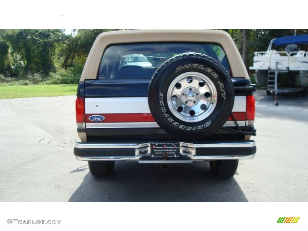 1990 Bronco Eddie Bauer 4x4 - Raven Black / Chestnut photo #4