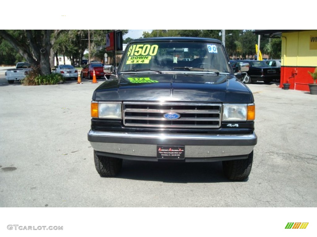 1990 Bronco Eddie Bauer 4x4 - Raven Black / Chestnut photo #8