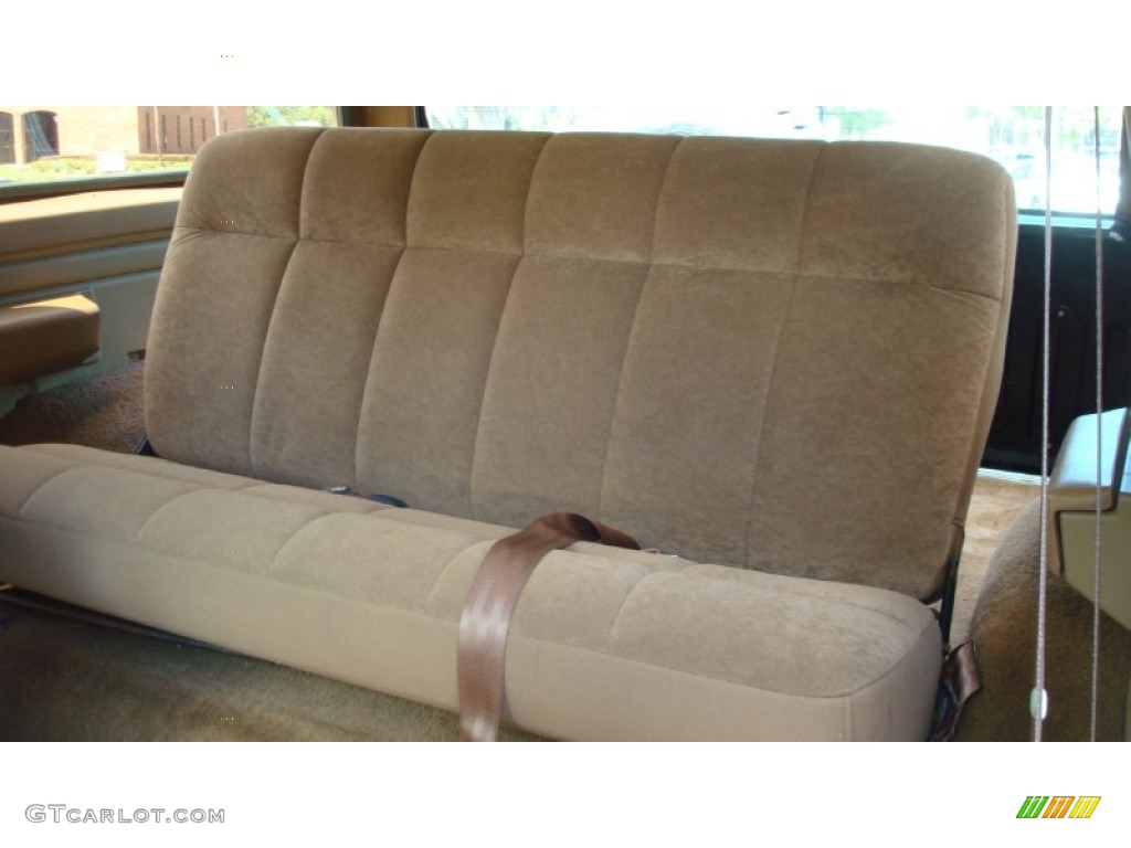 Chestnut Interior 1990 Ford Bronco Eddie Bauer 4x4 Photo #72428084