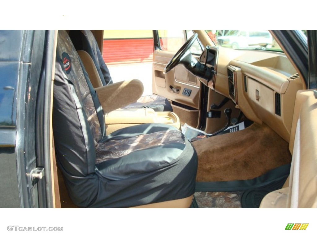 1990 Bronco Eddie Bauer 4x4 - Raven Black / Chestnut photo #16