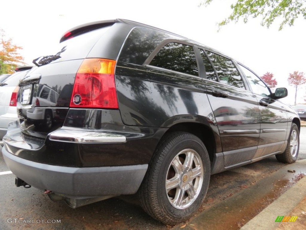 2004 Pacifica  - Brilliant Black Crystal Pearl / Light Taupe photo #3