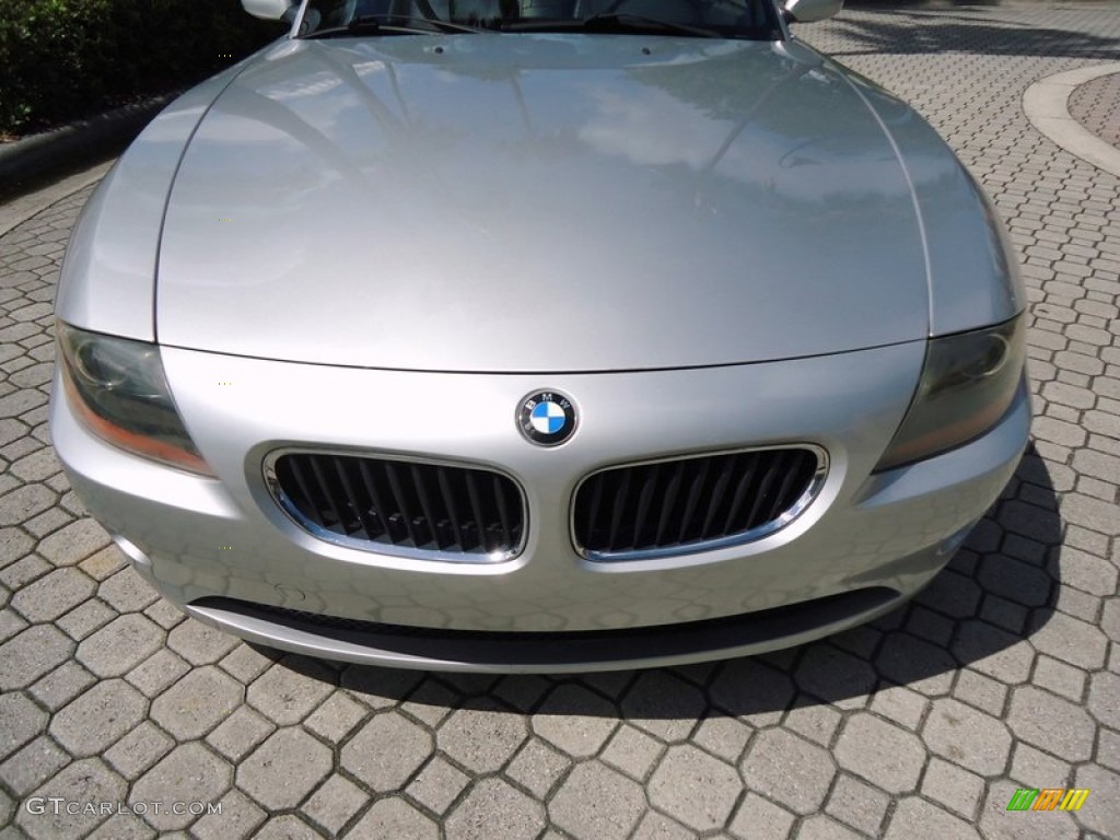 2004 Z4 2.5i Roadster - Titanium Silver Metallic / Black photo #17