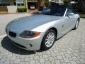 Titanium Silver Metallic 2004 BMW Z4 2.5i Roadster Exterior