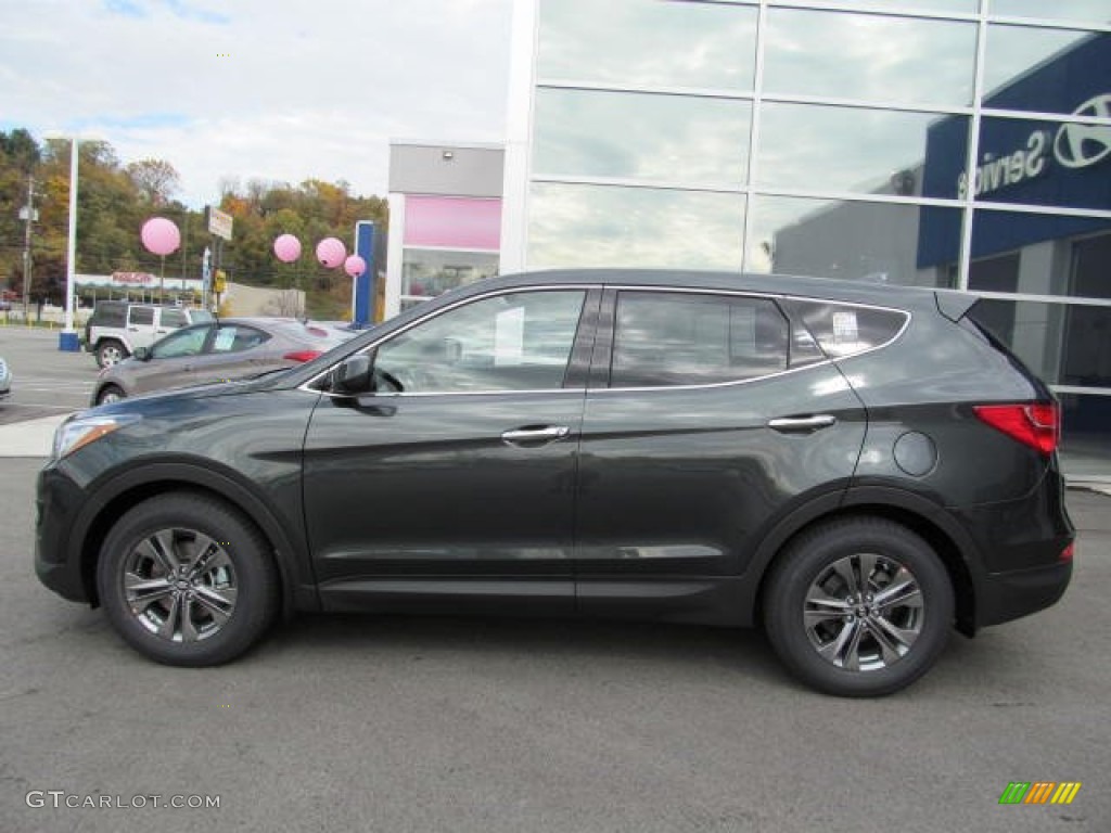 Juniper Green 2013 Hyundai Santa Fe Sport Exterior Photo #72430553
