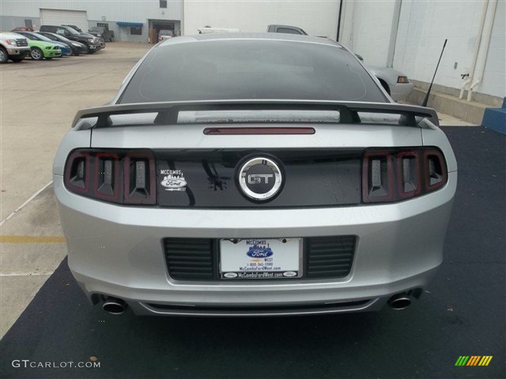 2013 Mustang GT Premium Coupe - Ingot Silver Metallic / Charcoal Black photo #4