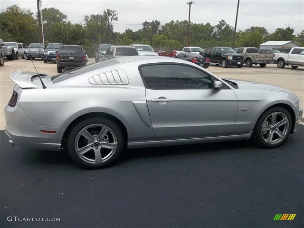 2013 Mustang GT Premium Coupe - Ingot Silver Metallic / Charcoal Black photo #8