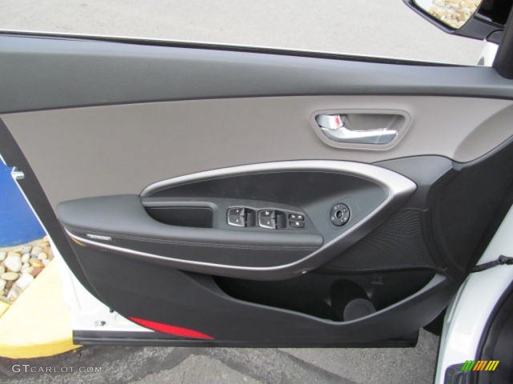 2013 Hyundai Santa Fe Sport Gray Door Panel Photo #72430897