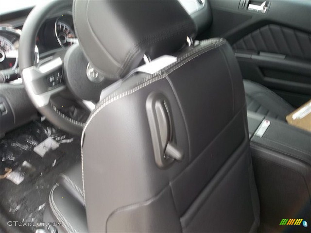 2013 Mustang GT Premium Coupe - Ingot Silver Metallic / Charcoal Black photo #33