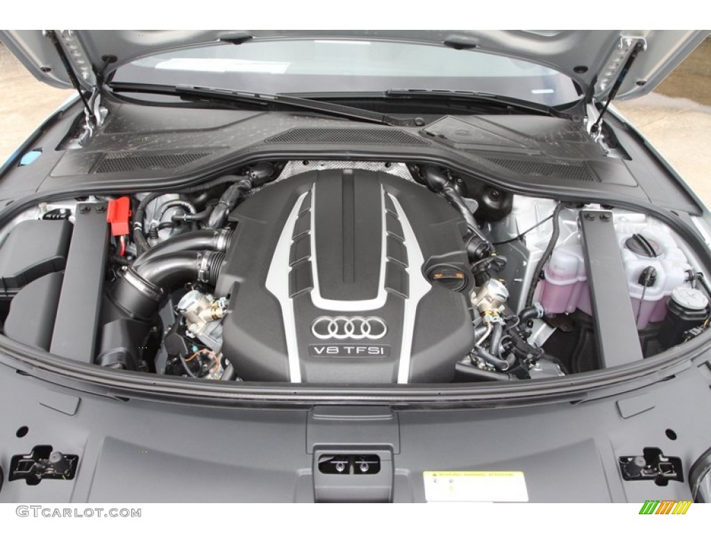 2013 Audi A8 L 4.0T quattro 4.0 Liter FSI Twin-Turbocharged DOHC 32-Valve VVT V8 Engine Photo #72431657