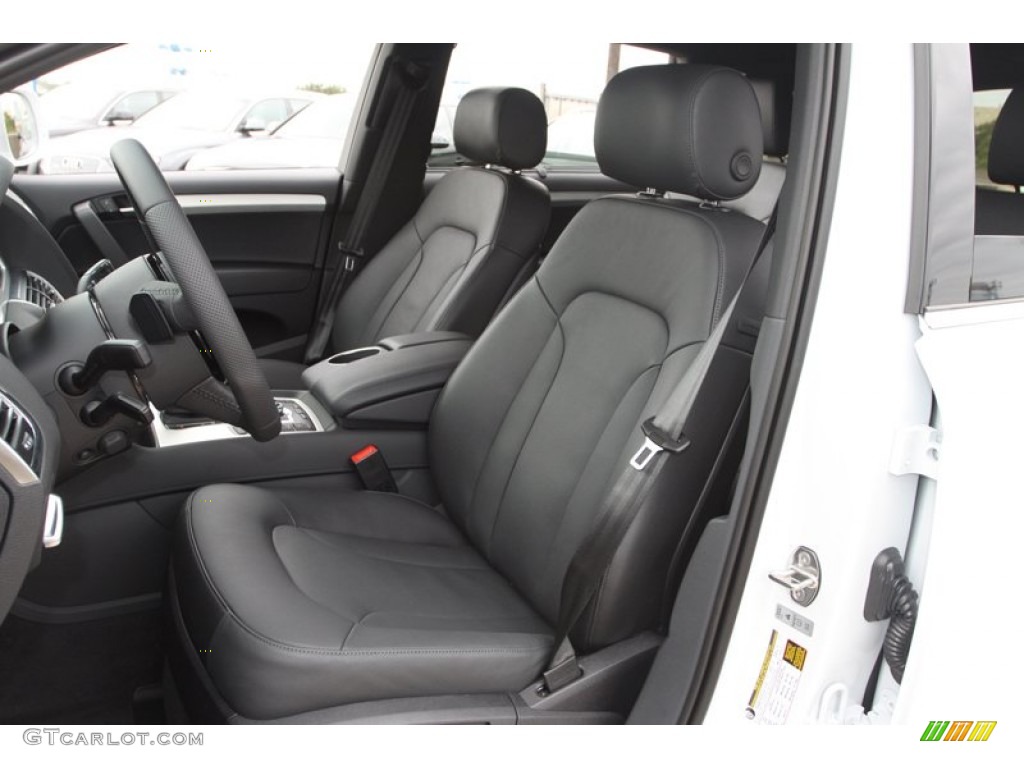 Black Interior 2013 Audi Q7 3.0 S Line quattro Photo #72432012