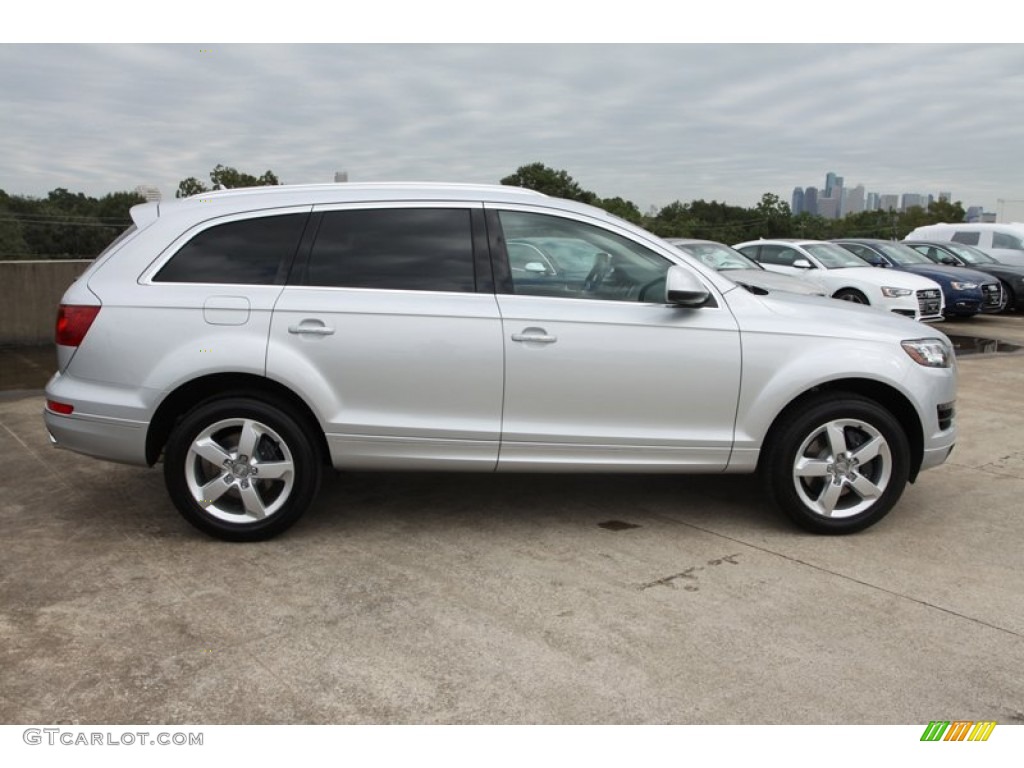 Ice Silver Metallic 2013 Audi Q7 3.0 TFSI quattro Exterior Photo #72432675