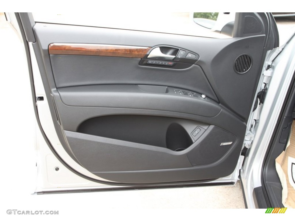 2013 Audi Q7 3.0 TFSI quattro Black Door Panel Photo #72432695