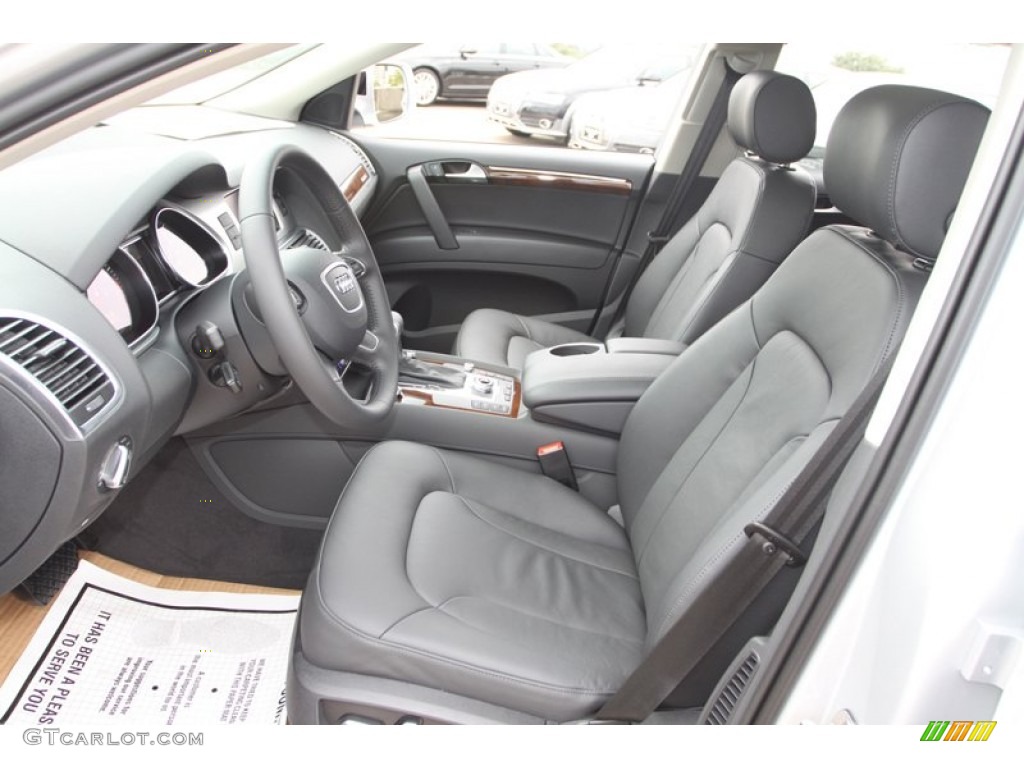 Black Interior 2013 Audi Q7 3.0 TFSI quattro Photo #72432758