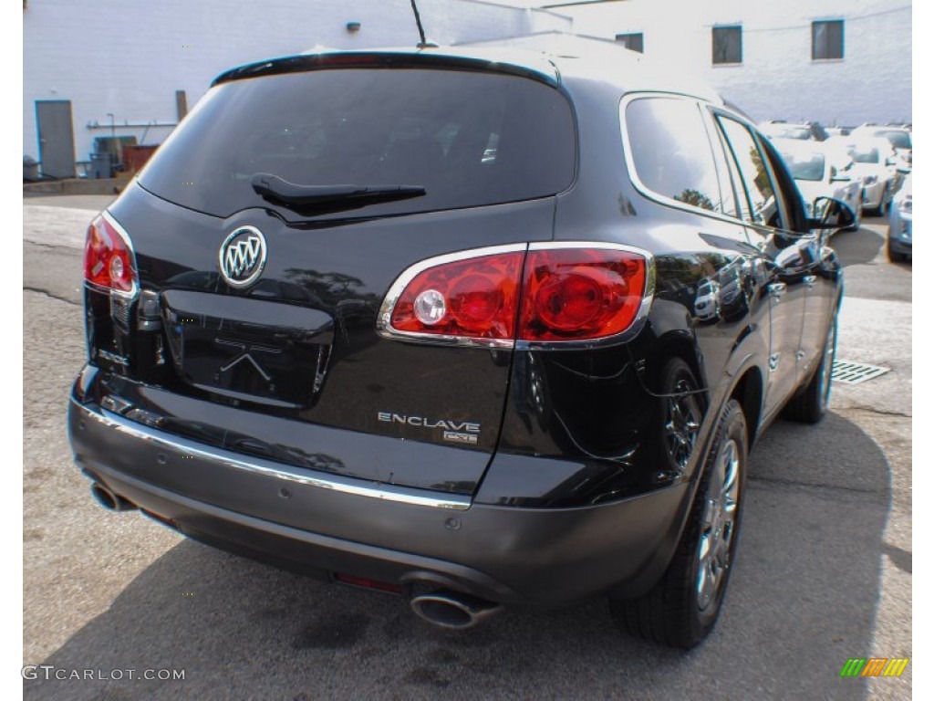 2011 Enclave CXL AWD - Carbon Black Metallic / Ebony/Ebony photo #4