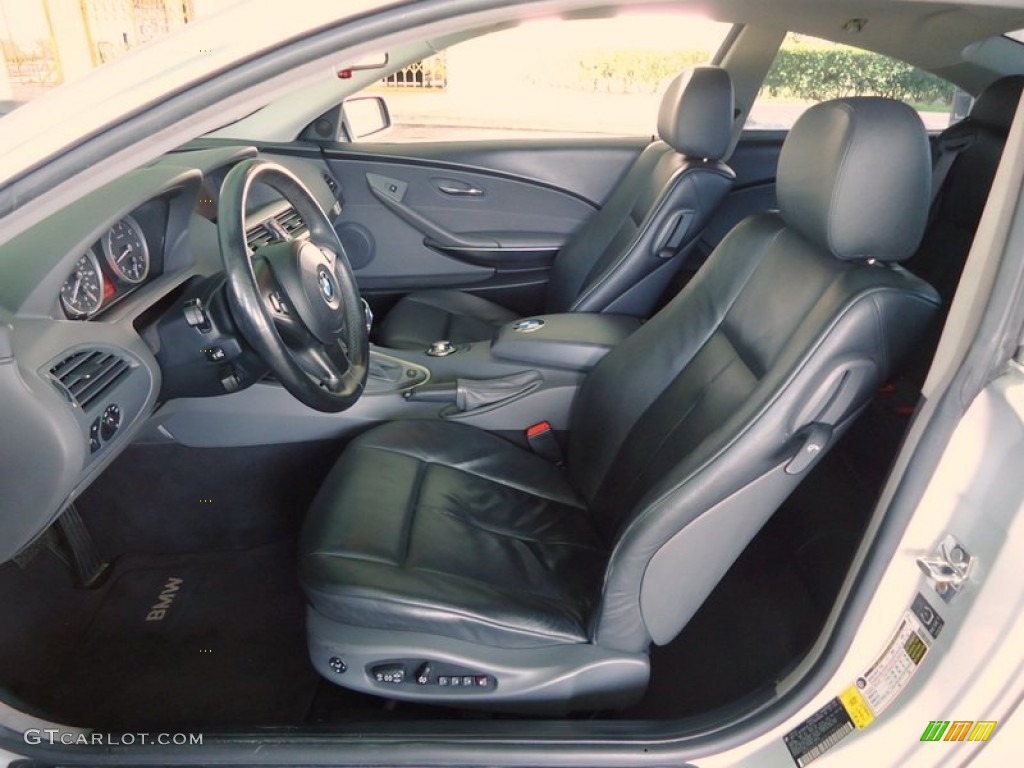 2005 BMW 6 Series 645i Coupe Front Seat Photo #72434378