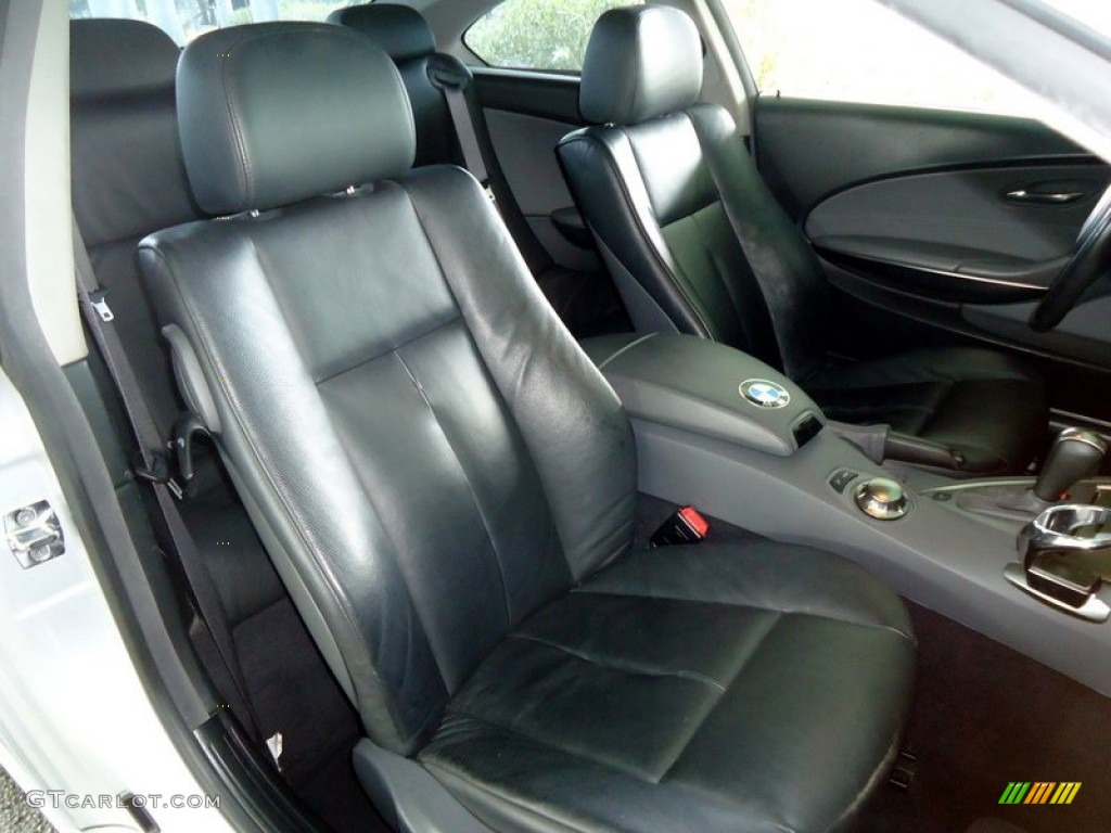 2005 BMW 6 Series 645i Coupe Front Seat Photo #72434600
