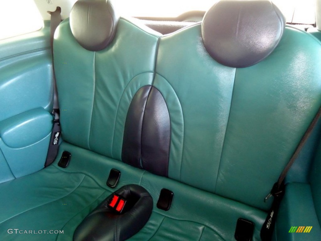 Emerald Green Interior 2002 Mini Cooper Hardtop Photo #72434858