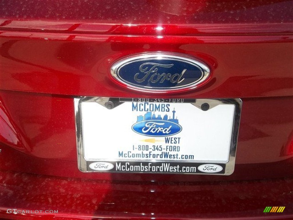 2013 Focus Titanium Hatchback - Ruby Red / Charcoal Black photo #5