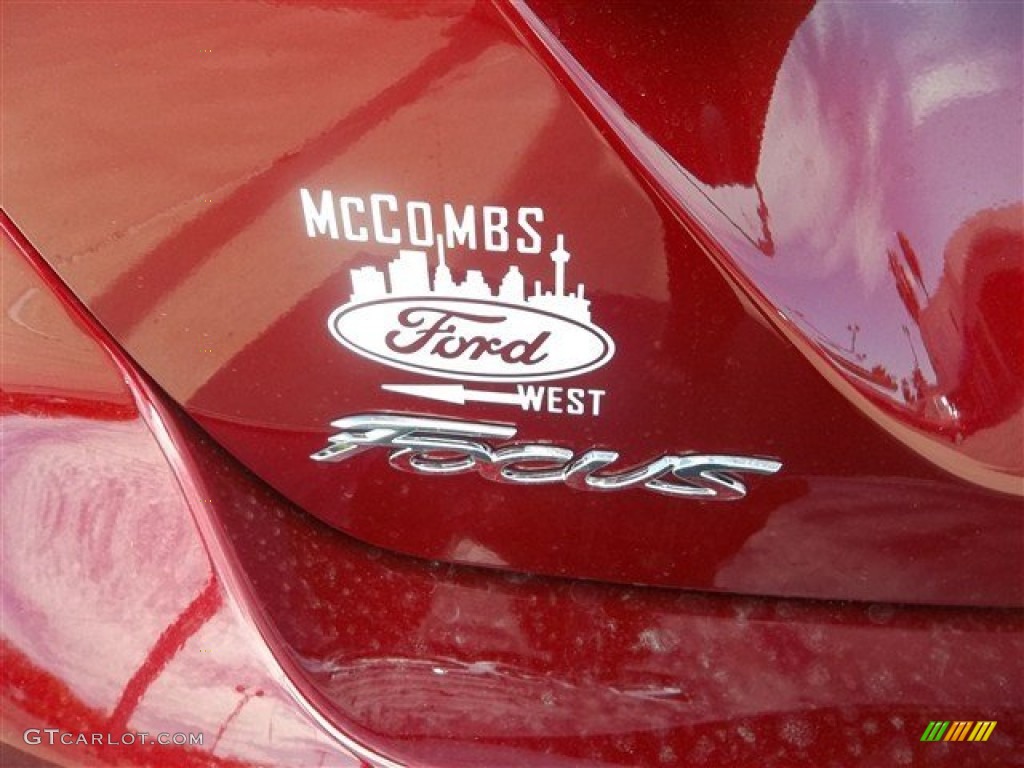 2013 Focus Titanium Hatchback - Ruby Red / Charcoal Black photo #6