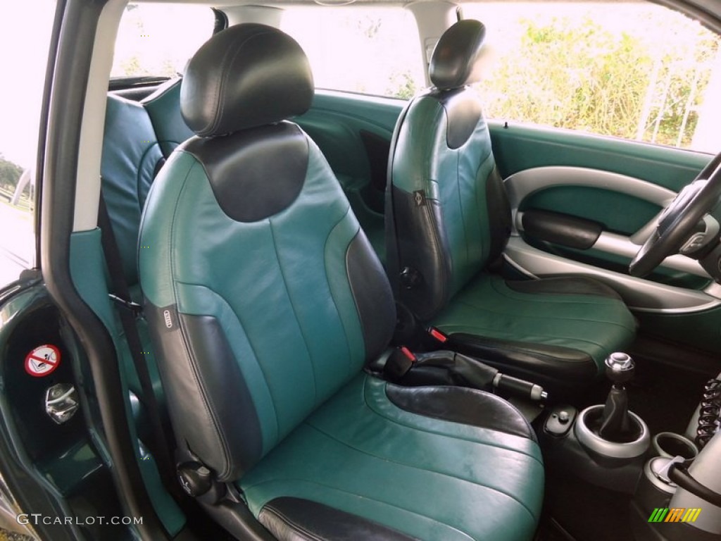 Emerald Green Interior 2002 Mini Cooper Hardtop Photo
