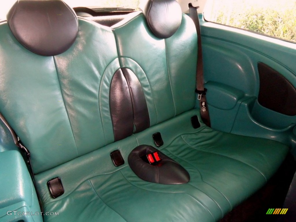 Emerald Green Interior 2002 Mini Cooper Hardtop Photo #72436019