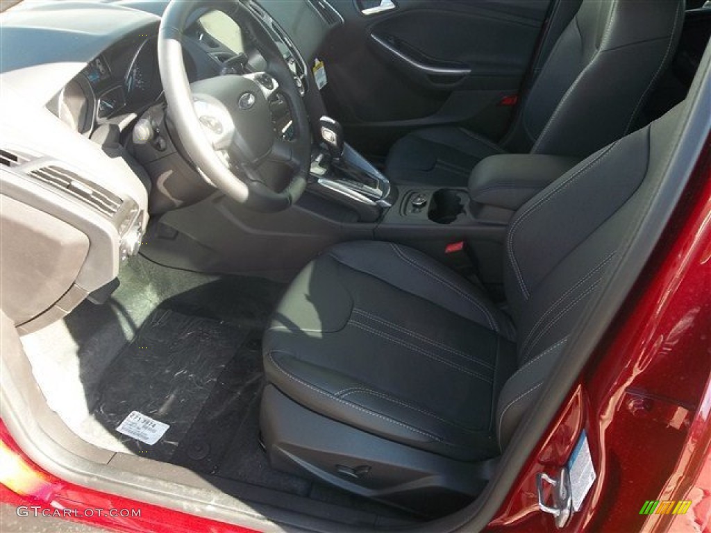 2013 Focus Titanium Hatchback - Ruby Red / Charcoal Black photo #20