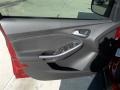 Charcoal Black 2013 Ford Focus Titanium Hatchback Door Panel
