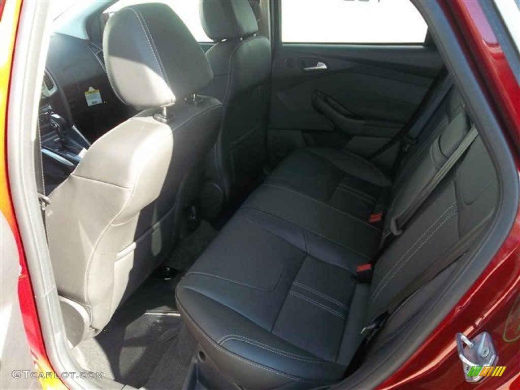 2013 Focus Titanium Hatchback - Ruby Red / Charcoal Black photo #24