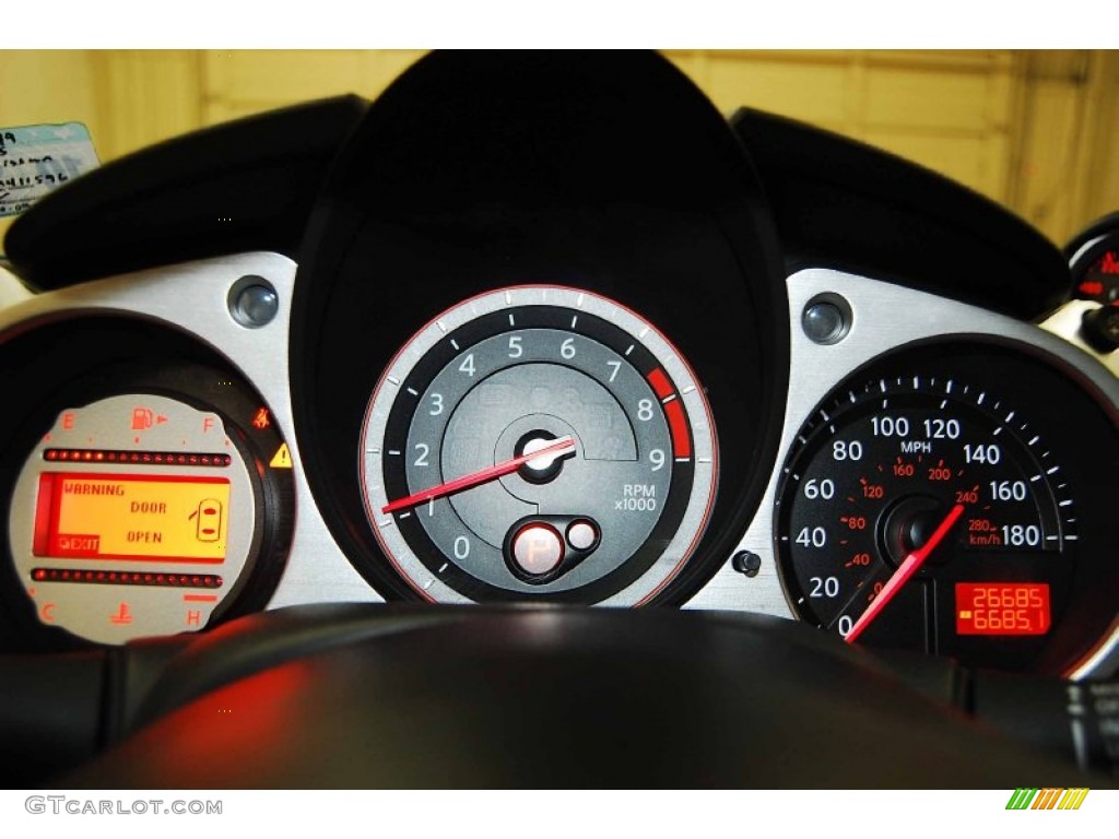 2009 Nissan 370Z Sport Touring Coupe Gauges Photo #72436583