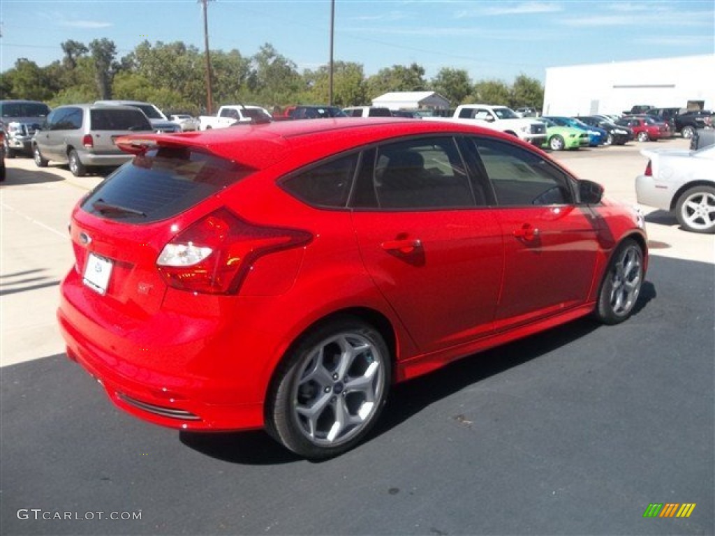 Race Red 2013 Ford Focus ST Hatchback Exterior Photo #72439422