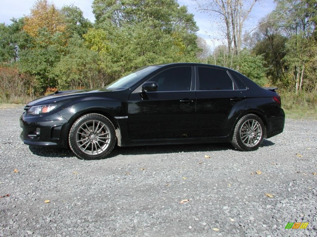 Obsidian Black Pearl 2011 Subaru Impreza WRX Sedan Exterior Photo #72439779