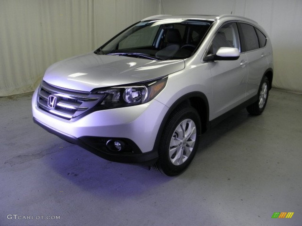 Alabaster Silver Metallic 2013 Honda CR-V EX-L AWD Exterior Photo #72440465